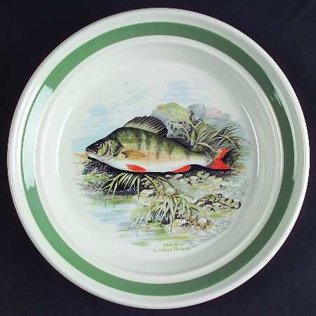 Compleat Angler Band Bread & Butter Plate