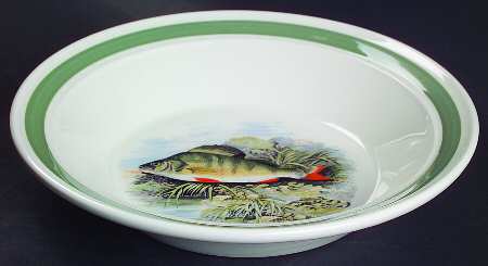 Compleat Angler Band Rim Soup Bowl
