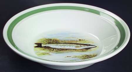 Compleat Angler Band Rim Soup Bowl