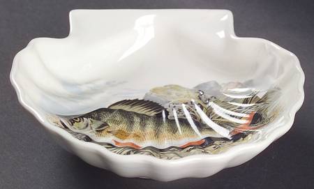 Compleat Angler Fern Shell Shaped Dish