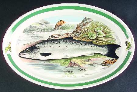 Compleat Angler Band 10" Oval Steak Platter