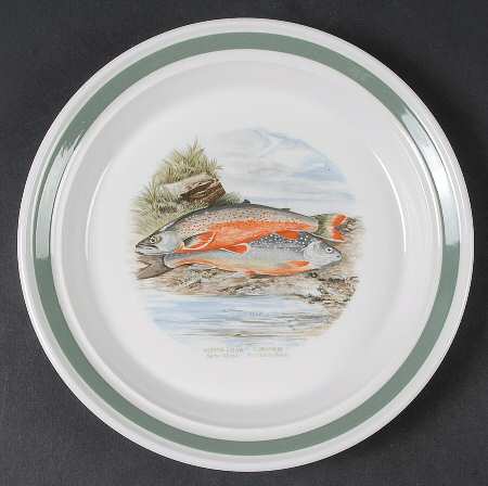Compleat Angler Band Salad Plate