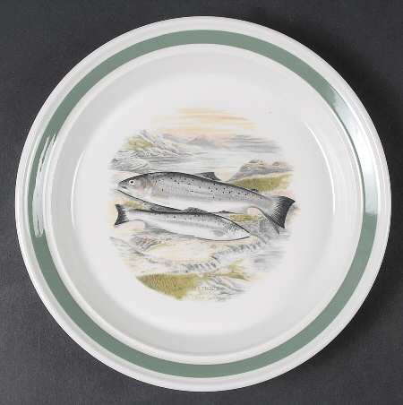 Compleat Angler Band Salad Plate