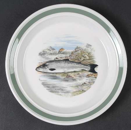 Compleat Angler Band Salad Plate