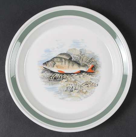Compleat Angler Band Salad Plate