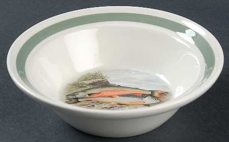Compleat Angler Band Soup/Cereal Bowl