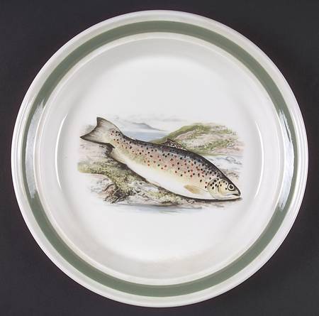 Compleat Angler Band Salad Plate