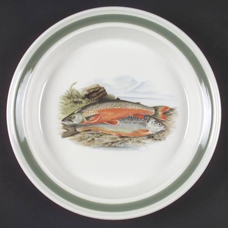 Compleat Angler Band Salad Plate