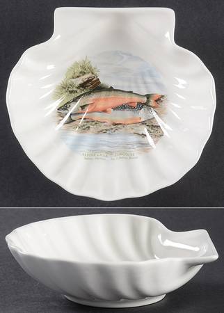 Compleat Angler Fern Shell Shaped Dish