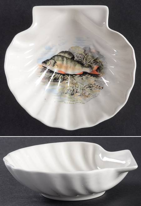 Compleat Angler Fern Shell Shaped Dish