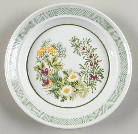 Garden Herbs Bread & Butter Plate