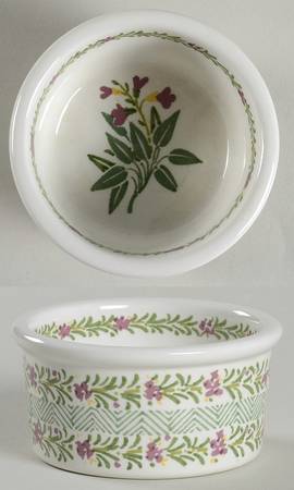 Garden Herbs Ramekin