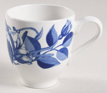 Harvest Blue Flat Demitasse Cup
