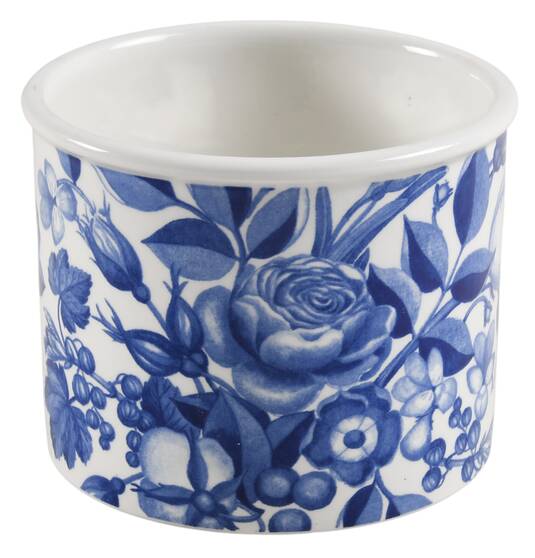 Harvest Blue Bath Jar No Lid by Portmeirion