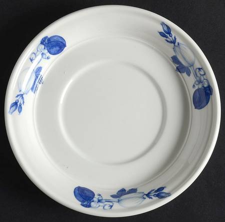 Harvest Blue Saucer for Flat Demitasse Cup
