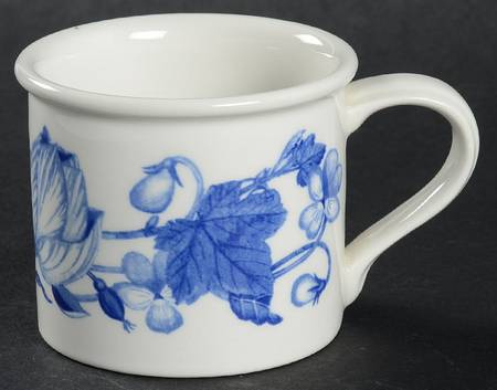 Harvest Blue Flat Demitasse Cup