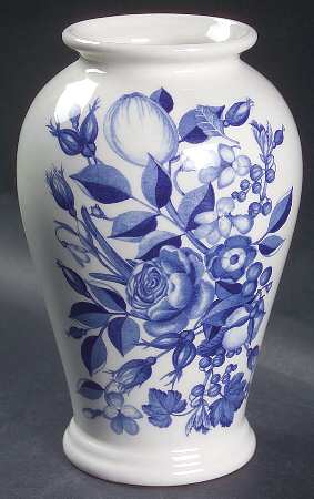 Harvest Blue 6" Canton Vase by Portmeirion