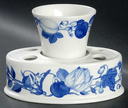 Harvest Blue Toothbrush Holder and Tumbler Set