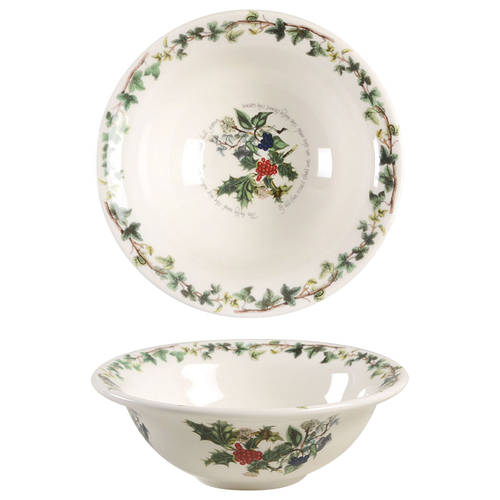 The Holly and The Ivy 8" Individual Pasta Bowl