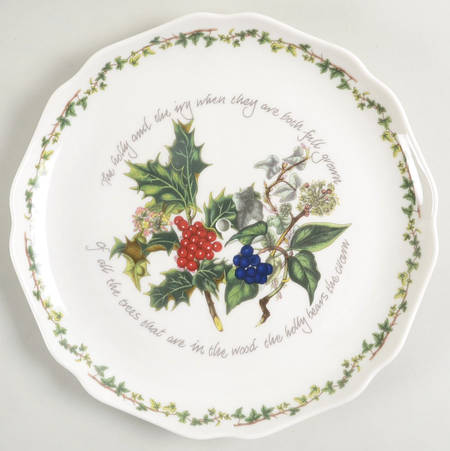 The Holly and The Ivy Bottom Tray for 2 Tier Serving Tray