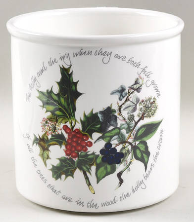 The Holly and The Ivy Cookie Jar No Lid