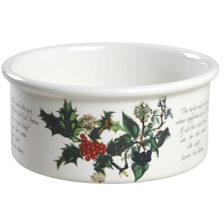 The Holly and The Ivy 7" Round Vegetable/Souffle (Drum)