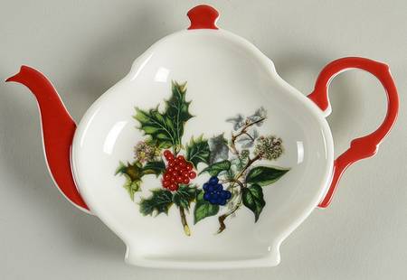 The Holly and The Ivy Tea Bag Holder/Spoon Rest