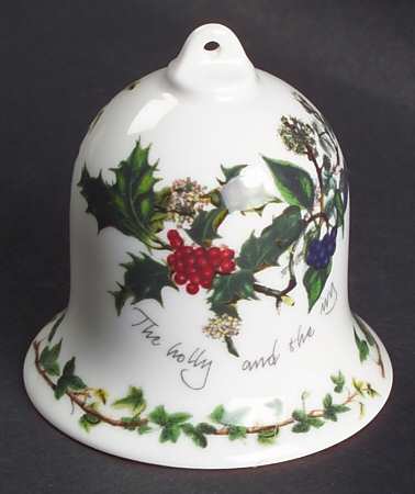 The Holly and The Ivy Bell Ornament by Portmeirion