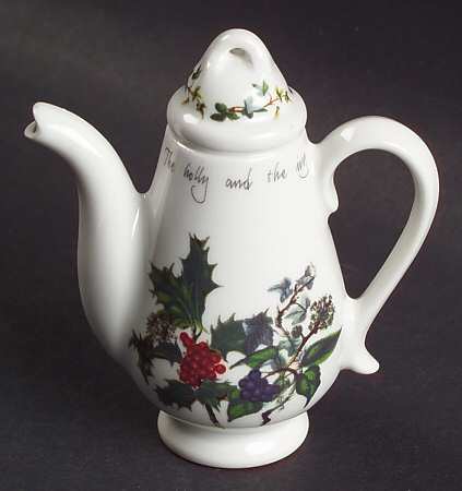 The Holly and The Ivy Coffeepot Ornament