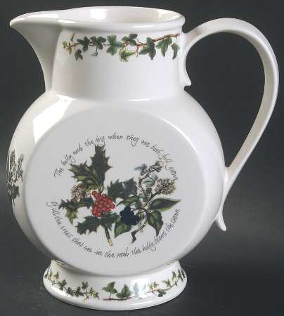 The Holly and The Ivy 24 Oz Coral Jug