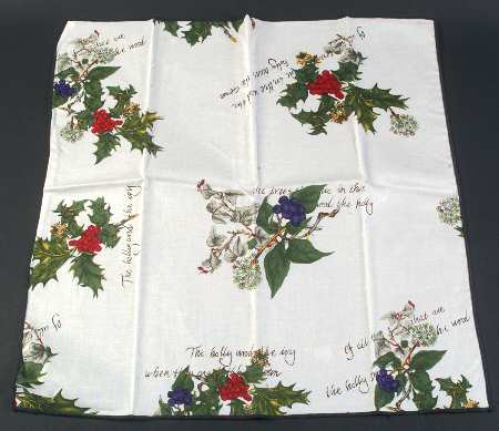 The Holly and The Ivy Cloth Napkin