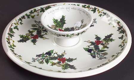 The Holly and The Ivy (2 Piece) Chip & Dip Set