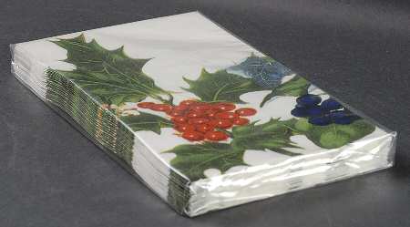 The Holly and The Ivy Package of Paper Guest Towel Napkins