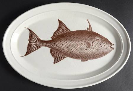 Kingdom of The Sea 13" Oval Steak Platter