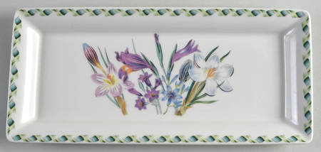 Ladies Flower Garden Large Sandwich Tray