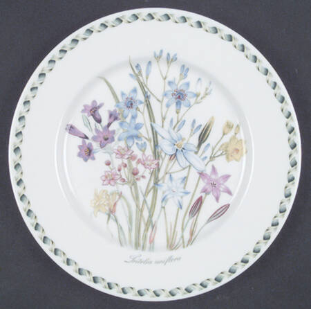 Ladies Flower Garden Bread & Butter Plate