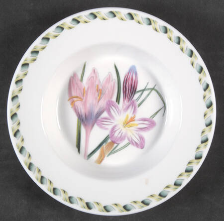 Ladies Flower Garden Sweet Dish Round