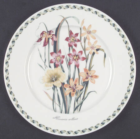 Ladies Flower Garden Salad Plate