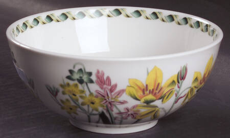 Ladies Flower Garden Coupe Fruit Cereal Bowl