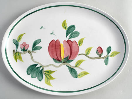 Magnolia 15" Oval Serving Platter