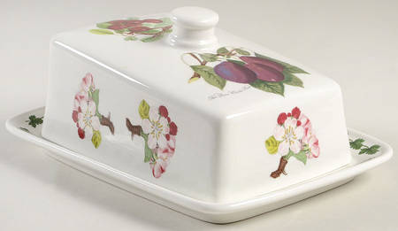 Pomona Cheese Dish with Lid (Wedge)