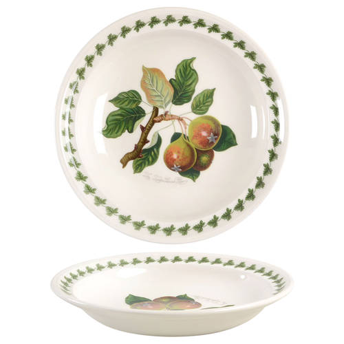 Pomona Rim Soup Bowl with Border by Portmeirion