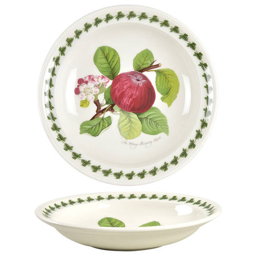 Pomona Rim Soup Bowl with Border by Portmeirion