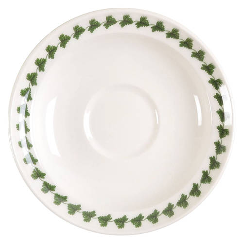 Pomona Saucer w/Laurel for Romantic Breakfast Cup
