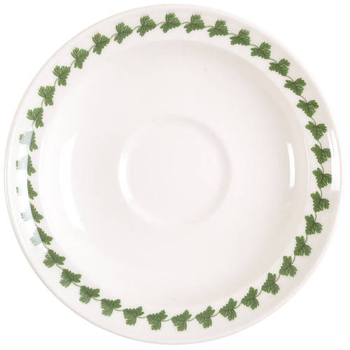 Pomona Saucer w/Laurel for Romantic Breakfast Cup
