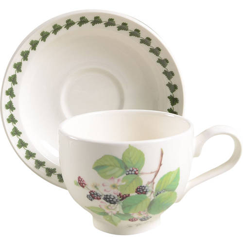 Pomona Traditional Breakfast Cup & Saucer w/Laurel Set