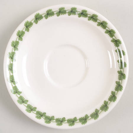 Pomona Saucer w/Laurel for Romantic Mocha Cup