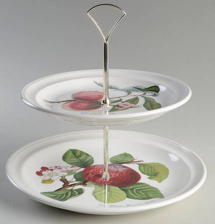 Pomona 2 Tiered Serving Tray (Dinner & Salad Plate)