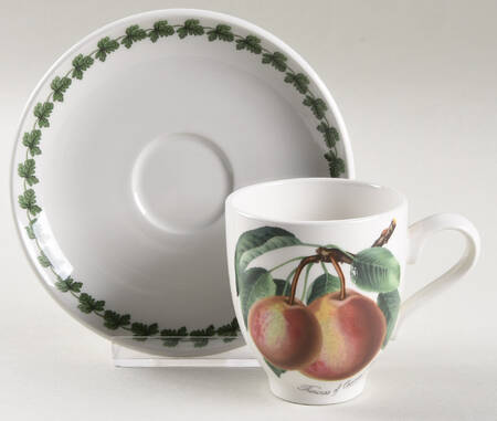 Pomona Flat Demitasse Cup & Saucer Set by Portmeirion