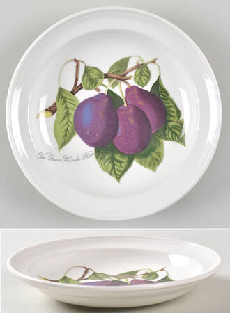 Pomona Shallow Rim Fruit/Dessert Bowl No Border Design